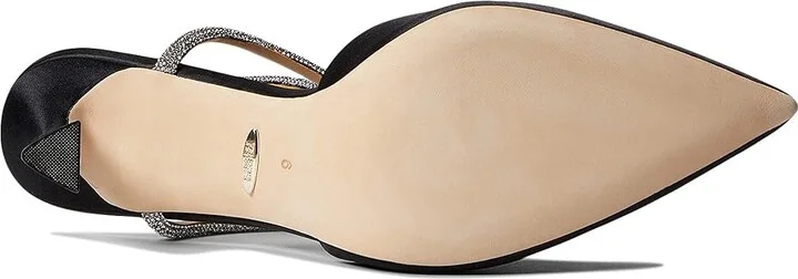 Badgley Mischka Kamilah Women's Shoes Black : 5.5 M, Textile - Image 3