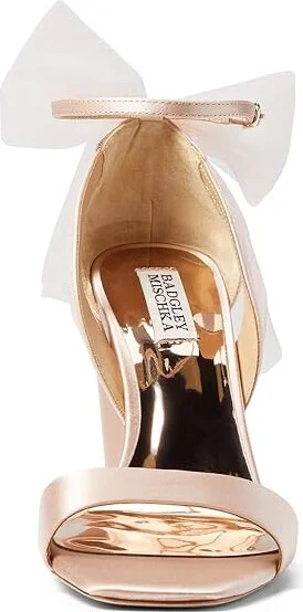 Badgley Mischka Kim Women's Shoes Soft Blush : 8.5 M, Textile - Image 2