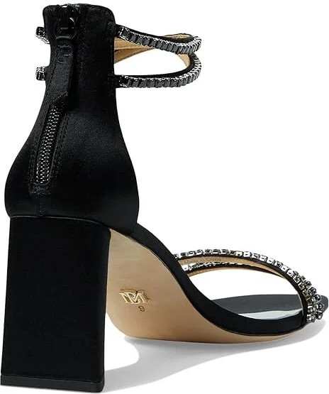 Badgley Mischka Lillie Women's Sandals Soft White : 5.5 M, Leather - Image 8