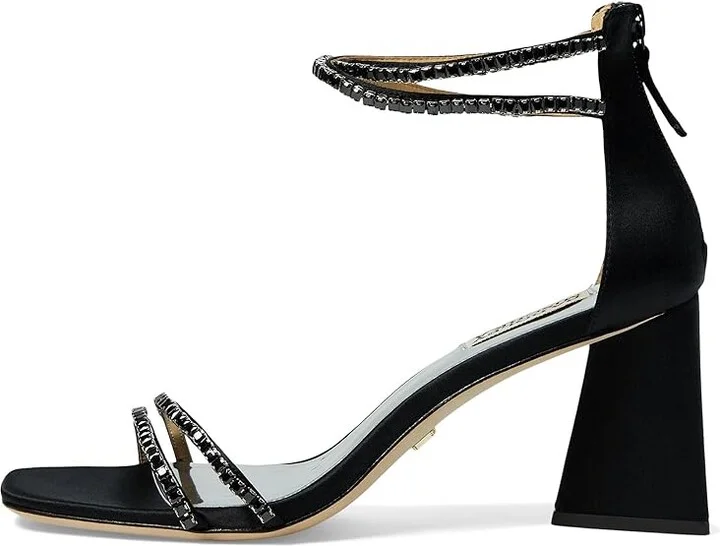 Badgley Mischka Lillie Women's Sandals Soft White : 5.5 M, Leather - Image 9