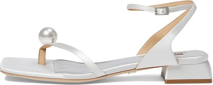 Badgley Mischka Lola High Women's Heels Black : 8 M, Textile - Image 9