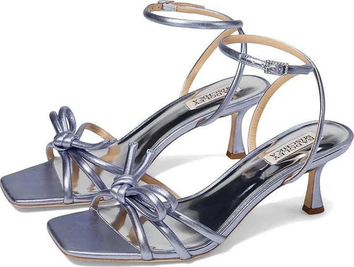 Badgley Mischka Loyalty Women's Sandals French Blue : 6.5 M, Leather