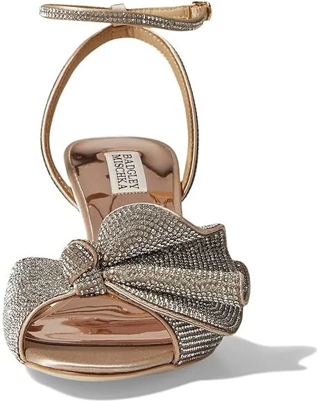 Badgley Mischka Remi Women's Shoes Nude : 5 M, Textile - Image 2