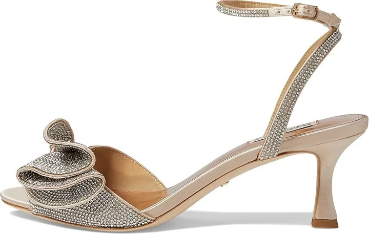 Badgley Mischka Remi Women's Shoes Nude : 5 M, Textile - Image 5
