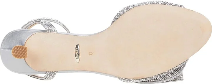 Badgley Mischka Remi Women's Shoes Silver : 5 M, Textile - Image 3