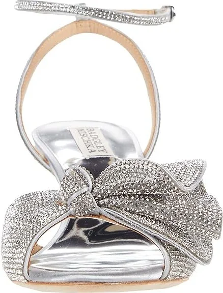 Badgley Mischka Remi Women's Shoes Silver : 5 M, Textile - Image 5