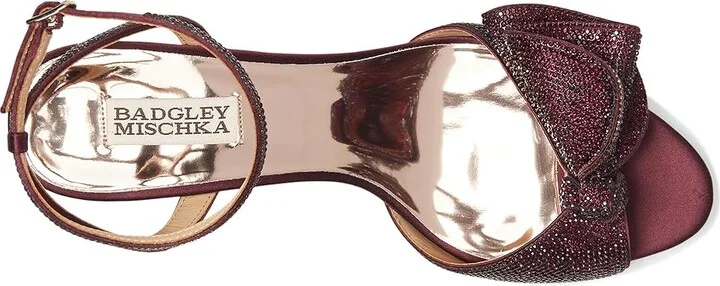 Badgley Mischka Remi Women's Shoes Wine : 11 M, Textile - Image 2