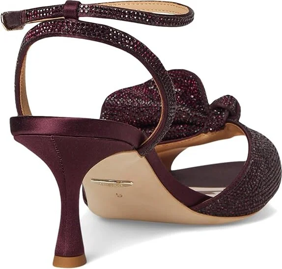 Badgley Mischka Remi Women's Shoes Wine : 11 M, Textile - Image 4