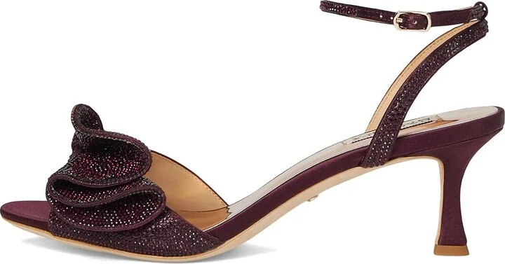 Badgley Mischka Remi Women's Shoes Wine : 11 M, Textile - Image 6