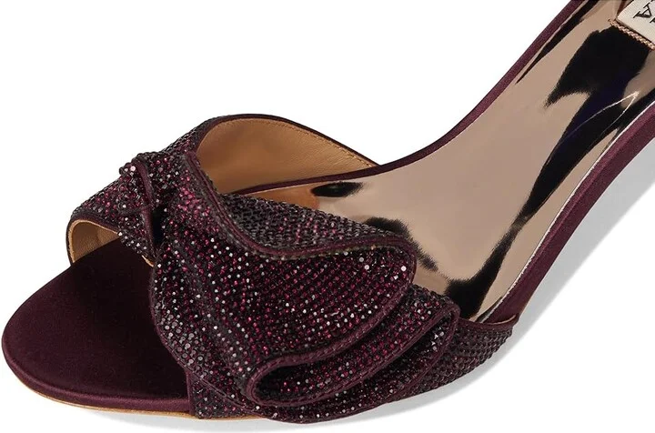 Badgley Mischka Remi Women's Shoes Wine : 11 M, Textile - Image 7