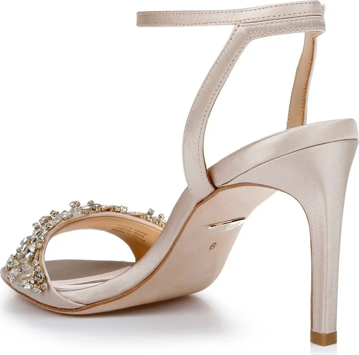 Badgley Mischka Rider Embellished Ankle Strap Sandal - Image 2