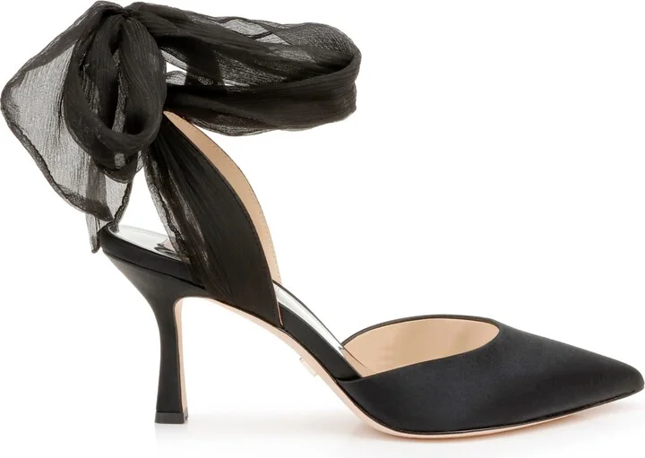 Badgley Mischka Women's Blaze Ankle Wrap Evening Pumps - Image 6
