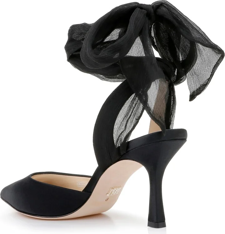 Badgley Mischka Women's Blaze Ankle Wrap Evening Pumps - Image 7