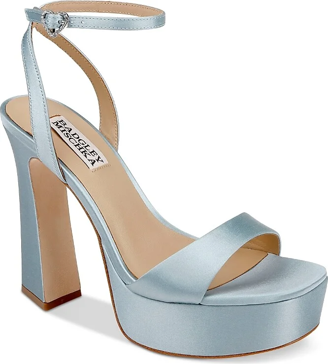 Mist Blue Satin