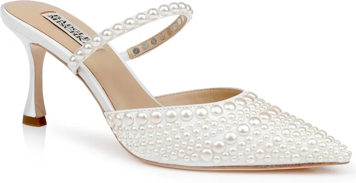 Badgley Mischka Women's Duchess Pointed Toe Dress Mules