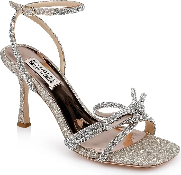 Badgley Mischka Women's Effie Ankle Strap High Heel Sandals