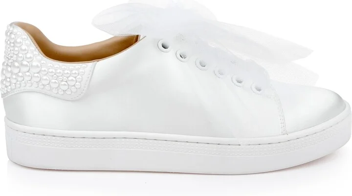 Badgley Mischka Women's Gem Round Toe Sneakers - Image 3