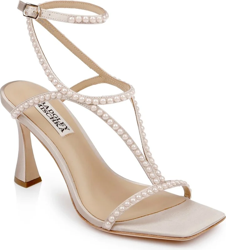 Badgley Mischka Women's Gianni Square Toe Evening Sandals