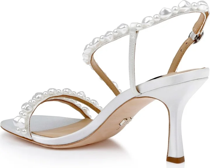 Badgley Mischka Women's Gretta Square Toe Dress Sandals - Image 5
