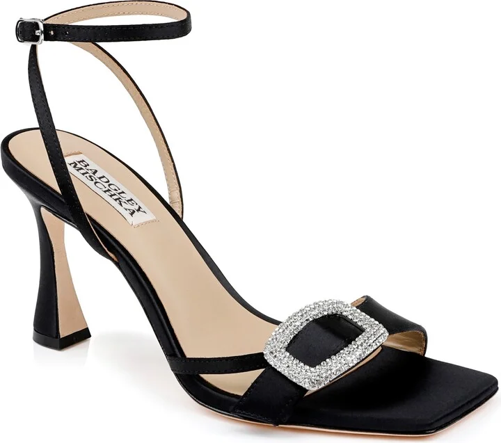 Badgley Mischka Women's Judith Square Toe Evening Sandals