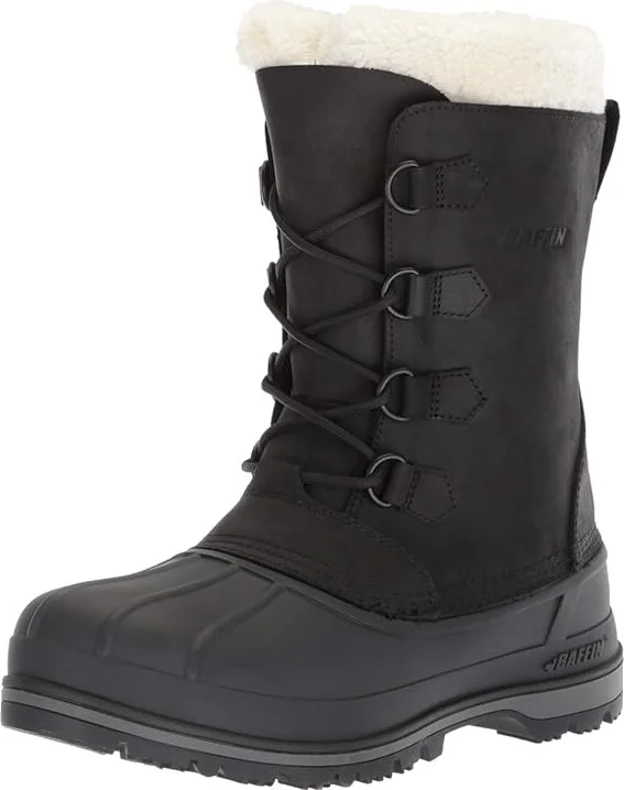 Baffin Canada Women's Shoes Black : 6 B - Medium, Leather - Image 2