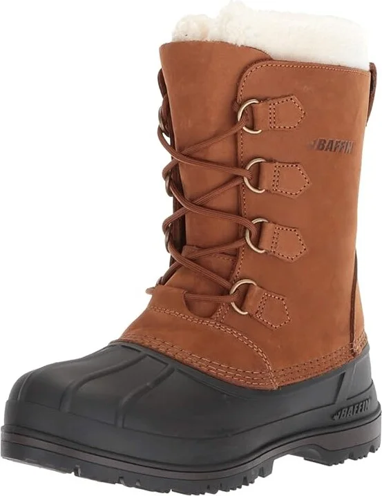 Baffin Canada Women's Shoes Black : 6 B - Medium, Leather - Image 9