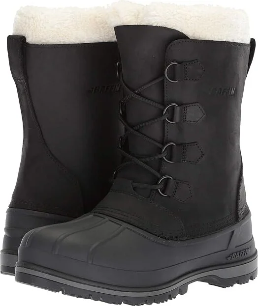 Baffin Canada Women's Shoes Black : 6 B - Medium, Leather