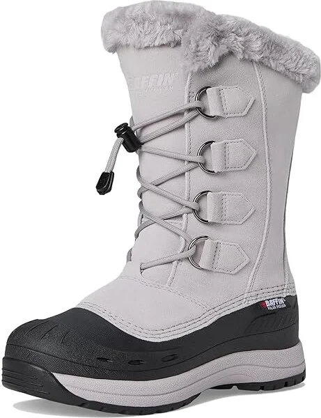 Baffin Chloe Women's Cold Weather Boots Coastal Grey : 7 B - Medium, Leather/Textile - Image 5