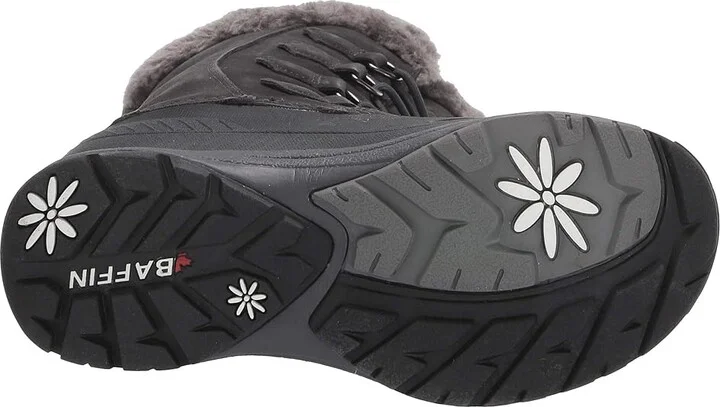 Baffin Chloe Women's Cold Weather Boots Coastal Grey : 7 B - Medium, Leather/Textile - Image 10