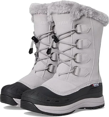 Baffin Chloe Women's Cold Weather Boots Coastal Grey : 7 B - Medium, Leather/Textile