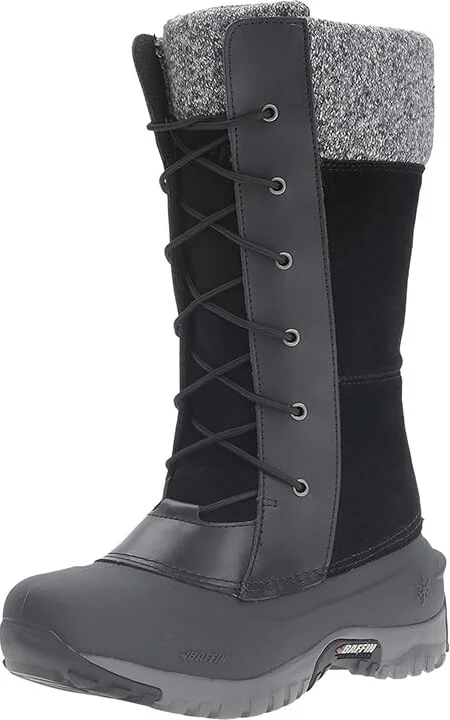 Baffin Dana Women's Shoes Black : 5 B - Medium, Leather/Rubber - Image 2