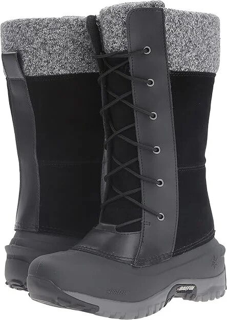 Baffin Dana Women's Shoes Black : 5 B - Medium, Leather/Rubber