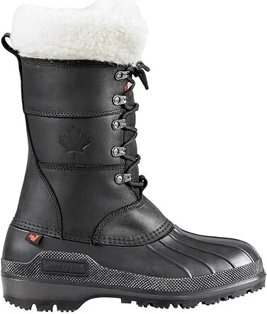 Baffin Maple Leaf Women's Boots Black : 7 B - Medium, Leather - Image 7