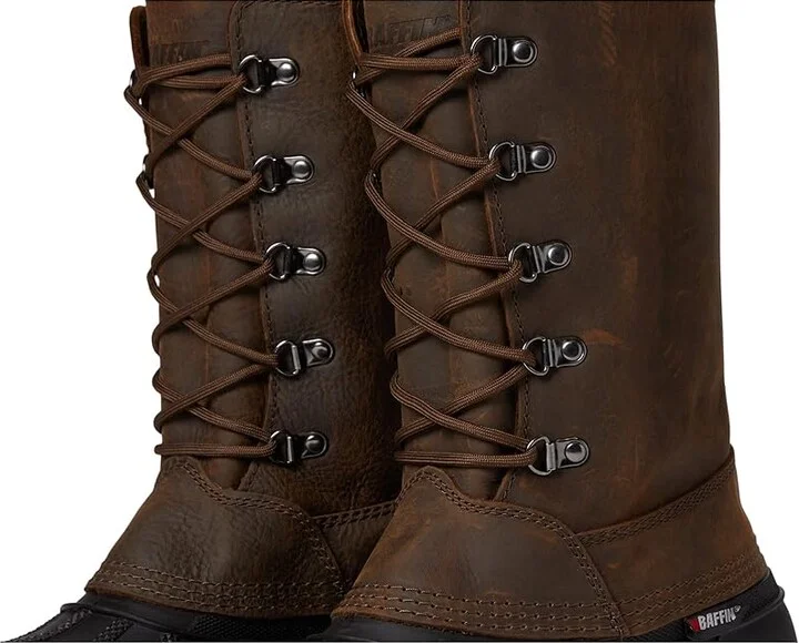 Baffin Nunavut Women's Cold Weather Boots Black : 6 B - Medium, Leather - Image 10