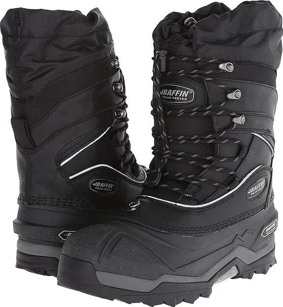 Baffin Snow Monster Men's Cold Weather Boots Black : 8 D - Medium, Leather