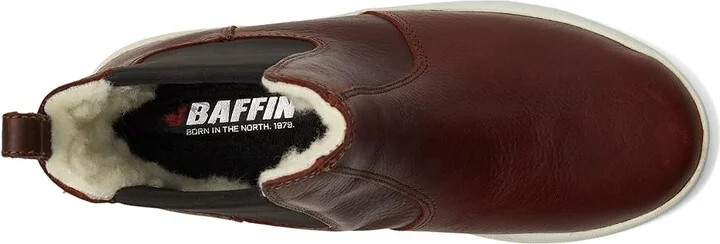 Baffin Strathcona Men's Snow Shoes Brown : 8 D - Medium, Leather/Rubber/Wool - Image 2