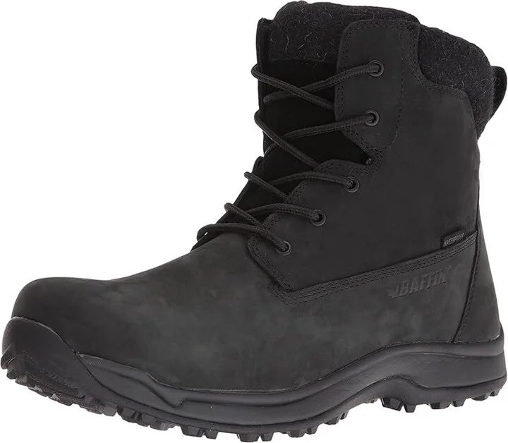Baffin Truro Men's Shoes Black : 9 D - Medium, Leather - Image 2