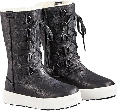 Baffin Yorkville Women's Shoes Black : 6 B - Medium, Leather