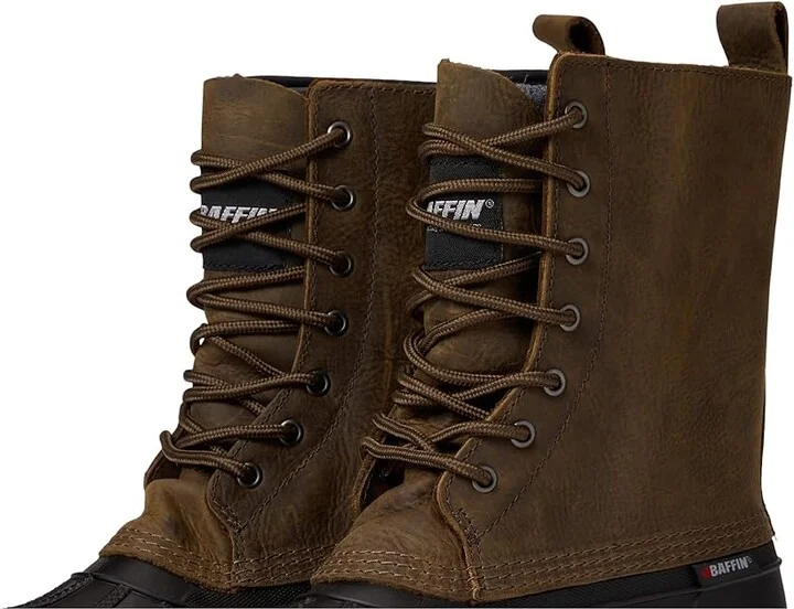 Baffin Yukon Men's Cold Weather Boots Black : 10 D - Medium, Leather - Image 9