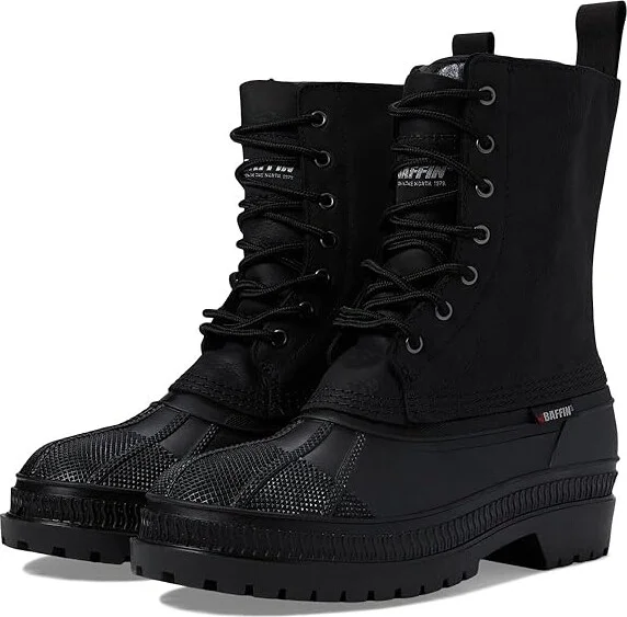 Baffin Yukon Men's Cold Weather Boots Black : 10 D - Medium, Leather