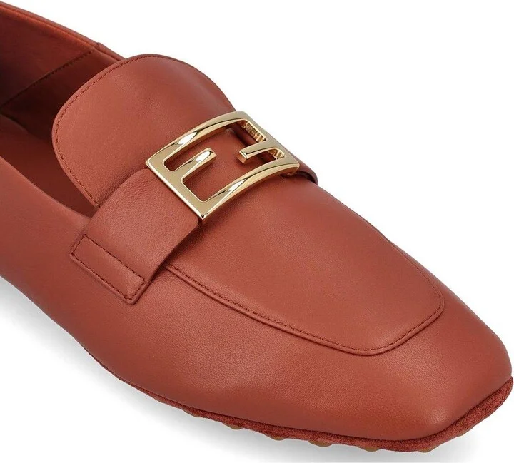 Baguette Ff Plaque Loafers - Image 4
