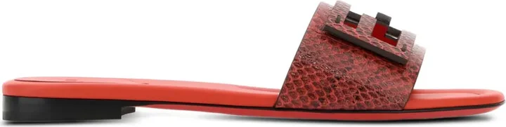 Baguette leather sandals