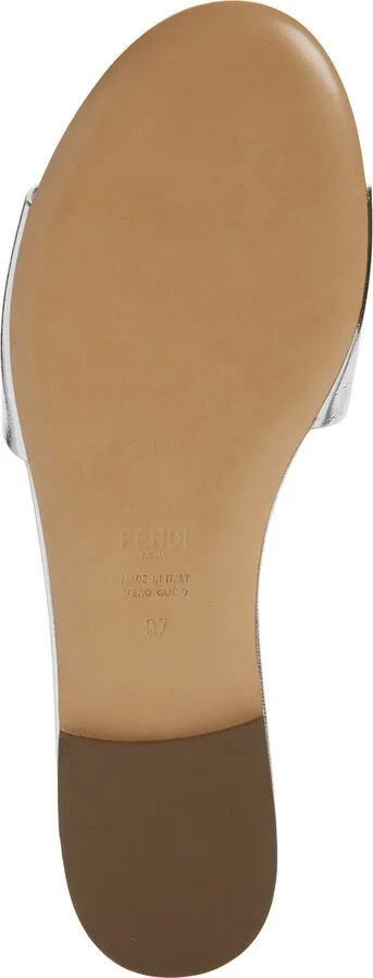 Baguette Metallic Slide Sandal - Image 6
