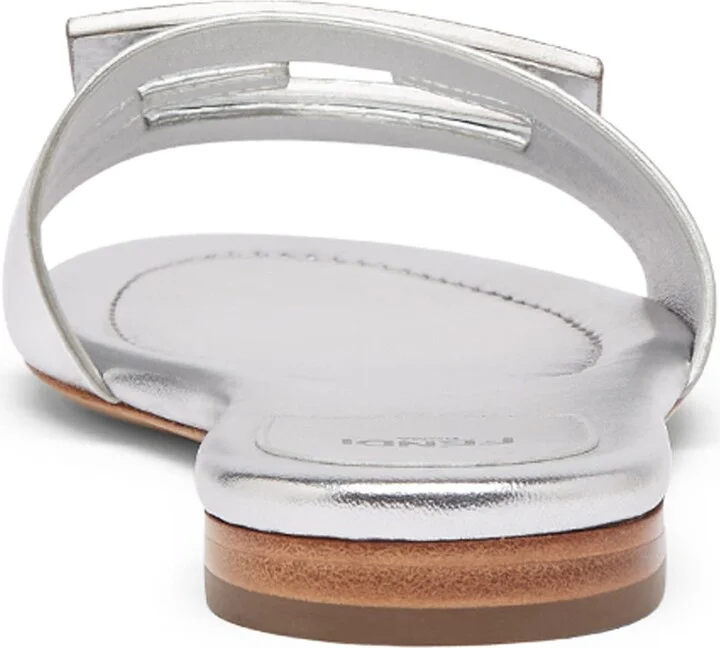 Baguette Metallic Slide Sandal - Image 7