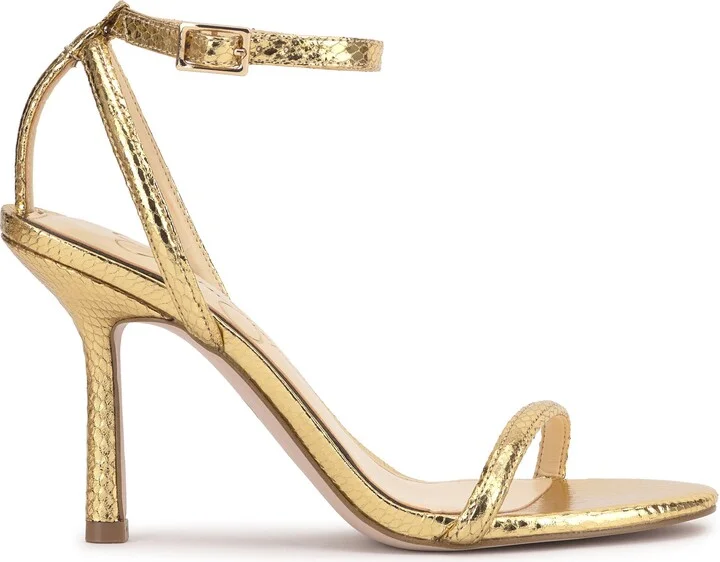 Baharia Snakeskin Ankle Strap Sandal - Image 3