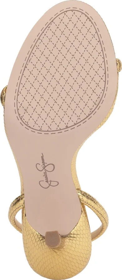 Baharia Snakeskin Ankle Strap Sandal - Image 6