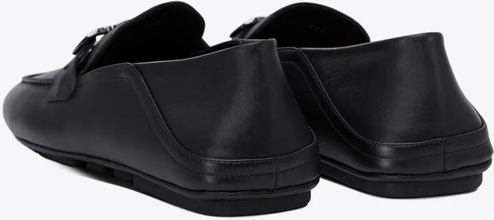 Bahrein Gancini Leather Loafers - Image 3