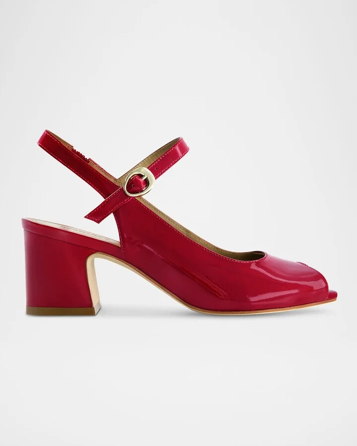 Dark Red Soft Patent