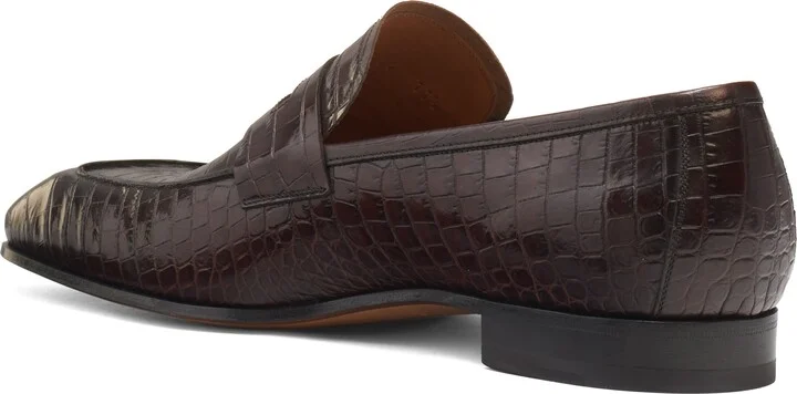 Bailey Croc Embossed Penny Loafer - Image 2
