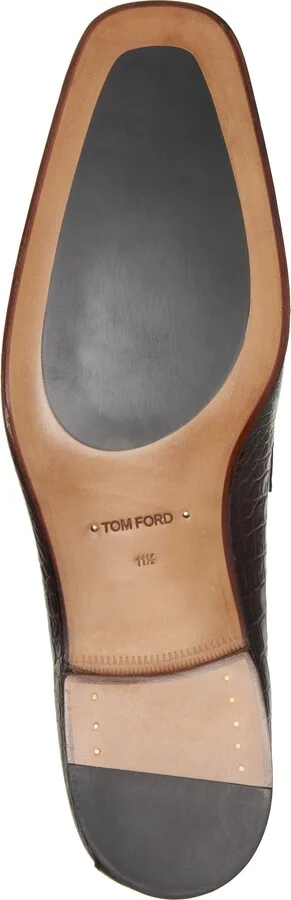 Bailey Croc Embossed Penny Loafer - Image 6
